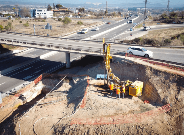 ejecución de micropilotes